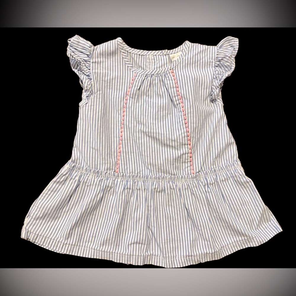 Carter’s Blue and White Stripe Top